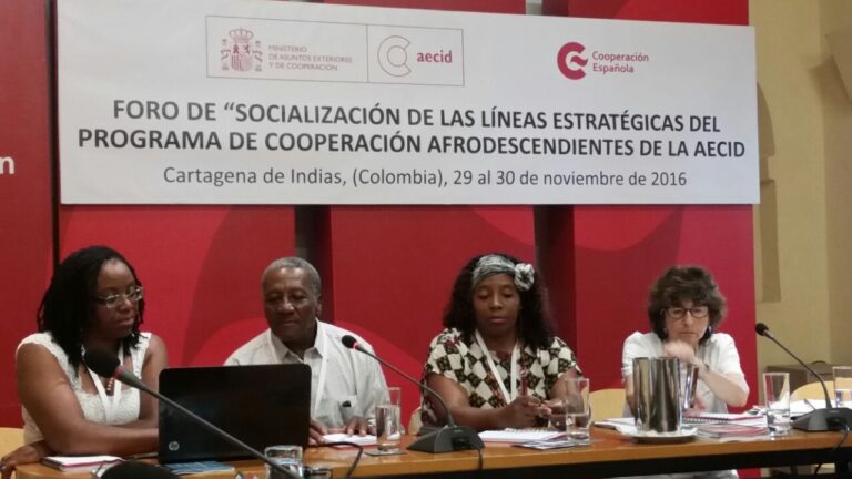 Activación del Programa de cooperación con población afrodescendiente de AECID